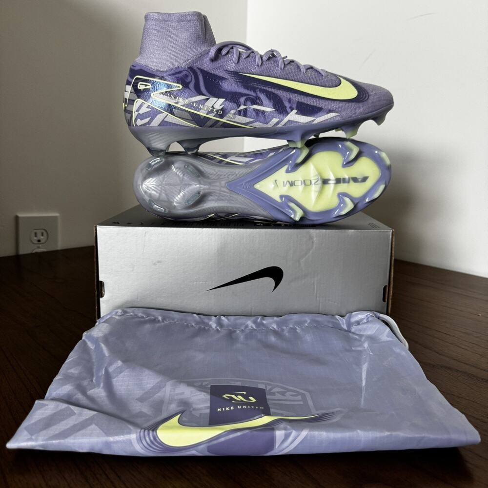 (MENS 13) Nike Zoom Mercurial Superfly 10 Elite FG United HF1603-500 Missing Lid
